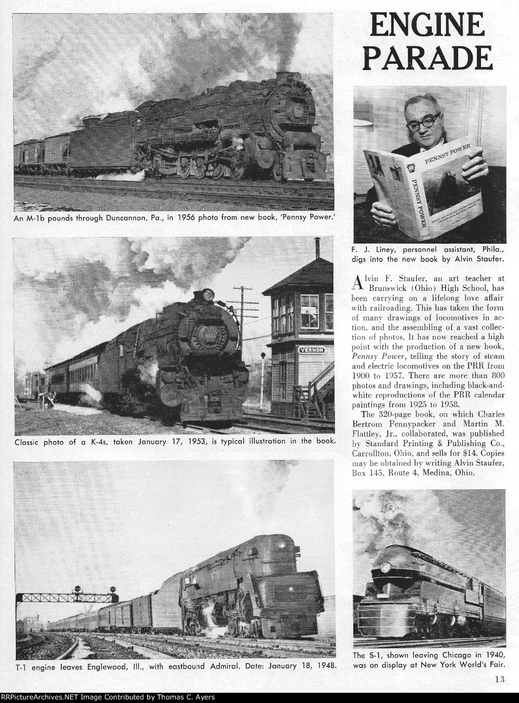 PRR "Engine Parade," Page 13, 1962